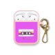 Housse pour Airpods silicone liquide rose Cassette Vintage Romance Motif Ecriture Tendance La Coque Francaise