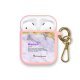 Housse pour Airpods silicone liquide rose Maman Marbre Motif Ecriture Tendance La Coque Francaise