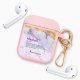 Housse pour Airpods silicone liquide rose Maman Marbre Motif Ecriture Tendance La Coque Francaise