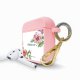 Housse pour Airpods silicone liquide rose Amour en fleurs Motif Ecriture Tendance La Coque Francaise