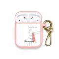 Housse pour Airpods silicone liquide rose L'audacieuse Motif Ecriture Tendance La Coque Francaise