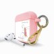 Housse pour Airpods silicone liquide rose L'audacieuse Motif Ecriture Tendance La Coque Francaise