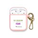 Housse pour Airpods silicone liquide rose Le Marais Motif Ecriture Tendance La Coque Francaise