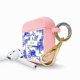 Housse pour Airpods silicone liquide rose Botanic Rêve Motif Ecriture Tendance La Coque Francaise