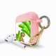 Housse pour Airpods silicone liquide rose Jungle Motif Ecriture Tendance La Coque Francaise