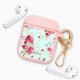 Housse pour Airpods silicone liquide rose Roses Rouges Motif Ecriture Tendance La Coque Francaise