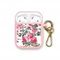 Housse pour Airpods silicone liquide rose Roses Colorées Motif Ecriture Tendance La Coque Francaise