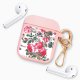 Housse pour Airpods silicone liquide rose Roses Colorées Motif Ecriture Tendance La Coque Francaise