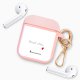 Housse pour Airpods silicone liquide rose Dolce Vita Motif Ecriture Tendance La Coque Francaise