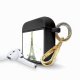 Housse pour airpods silicone liquide noir Illumination de paris Motif Ecriture Tendance La Coque Francaise