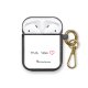 Housse pour airpods silicone liquide noir Ma vie Motif Ecriture Tendance La Coque Francaise