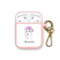 Housse pour Airpods silicone liquide rose La vie est belle Motif Ecriture Tendance La Coque Francaise