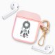 Housse pour Airpods silicone liquide rose Rêve Indien Motif Ecriture Tendance La Coque Francaise