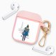 Housse pour Airpods silicone liquide rose Working girl Motif Ecriture Tendance La Coque Francaise