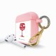 Housse pour Airpods silicone liquide rose Mieux Vaut Boire Motif Ecriture Tendance La Coque Francaise