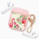 Housse pour Airpods silicone liquide rose Flamants Rose Motif Ecriture Tendance La Coque Francaise