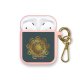 Housse pour Airpods silicone liquide rose Mandala Or Motif Ecriture Tendance La Coque Francaise