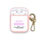 Housse pour Airpods silicone liquide rose Mère Veilleuse Motif Ecriture Tendance La Coque Francaise