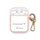 Housse pour Airpods silicone liquide rose Amoureuse Motif Ecriture Tendance La Coque Francaise