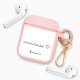 Housse pour Airpods silicone liquide rose Amoureuse Motif Ecriture Tendance La Coque Francaise