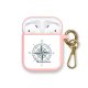 Housse pour Airpods silicone liquide rose Boussole Motif Ecriture Tendance La Coque Francaise