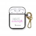 Housse pour airpods silicone liquide noir Parfaite mère fille Motif Ecriture Tendance La Coque Francaise