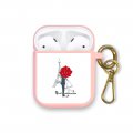 Housse pour Airpods silicone liquide rose Amour à Paris Motif Ecriture Tendance La Coque Francaise