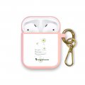 Housse pour Airpods silicone liquide rose Un peu beaucoup Motif Ecriture Tendance La Coque Francaise