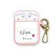 Housse pour Airpods silicone liquide rose Rêver Motif Ecriture Tendance La Coque Francaise