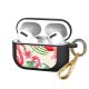 Housse pour Airpods Pro silicone liquide noir Flamants Rose Motif Ecriture Tendance La Coque Francaise