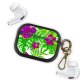 Housse pour Airpods Pro silicone liquide noir Tropical Motif Ecriture Tendance La Coque Francaise