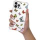 Coque iPhone 13 Pro Max anti-choc souple angles renforcés transparente Papillons Multicolors Evetane.