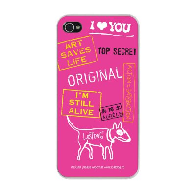 Coque Lost Dog iPhone 4 et 4S Original Pink