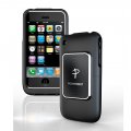 Coque recepteur batterie Powermat noire pour iPhone 3G/3GS