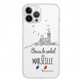 Coque iPhone 13 Pro Max 360 intégrale transparente Sous le soleil de Marseille Tendance La Coque Francaise.