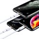 Câble lightning Type C 20W à charge rapide Blanc 2m  Compatible avec les téléphones de la marque Apple iPhone 13 Pro Max 