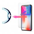 Vitre de protection en verre trempé anti-lumière bleue Compatible avec Apple iPhone 13 Pro Max 