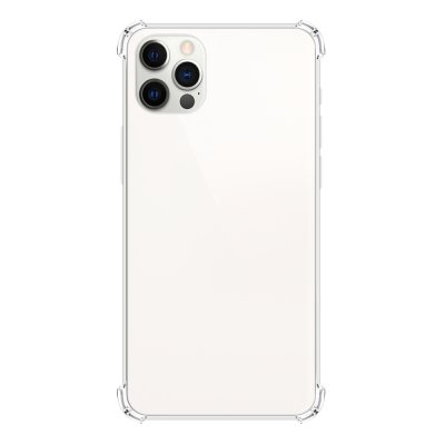 Coque anti-choc avec Bords Renforcés en silicone Transparente Compatible avec les téléphones de la marque Apple iPhone 13 Pro 