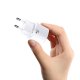 Chargeur secteur Type C 20W  blanc Compatible avec les téléphones de la marque Apple iPhone 13 Mini 