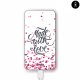 Batterie verre trempé 8000mAh Made with love Motif Ecriture Tendance Evetane