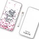 Batterie verre trempé 8000mAh Made with love Motif Ecriture Tendance Evetane