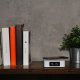 Enceinte Bluetooth réveil et chargeur à induction - Blanc