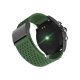 Montre connectée Bluetooth avec podomètre, mesure de fréquence cardiaque, suivi d'activité sportive IP68 verte avc braceletoff