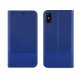 Muvit Etui Folio Stand Edition Bleu Pour Apple Iphone X