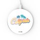 Chargeur Induction contour argent blanc California Evetane