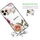 Coque iPhone 13 Pro Max Coque Soft Touch Glossy Amour en fleurs Design La Coque Francaise