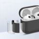 Housse de protection Silicone Liquide Noir Compatible avec Apple Airpods 3