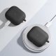 Housse de protection Silicone Liquide Noir Compatible avec Apple Airpods 3