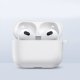 Housse de protection Silicone Liquide Blanc Compatible avec Apple Airpods 3