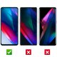 Lot de 3 vitres en verre trempé Compatible  Oppo Find X3 Lite